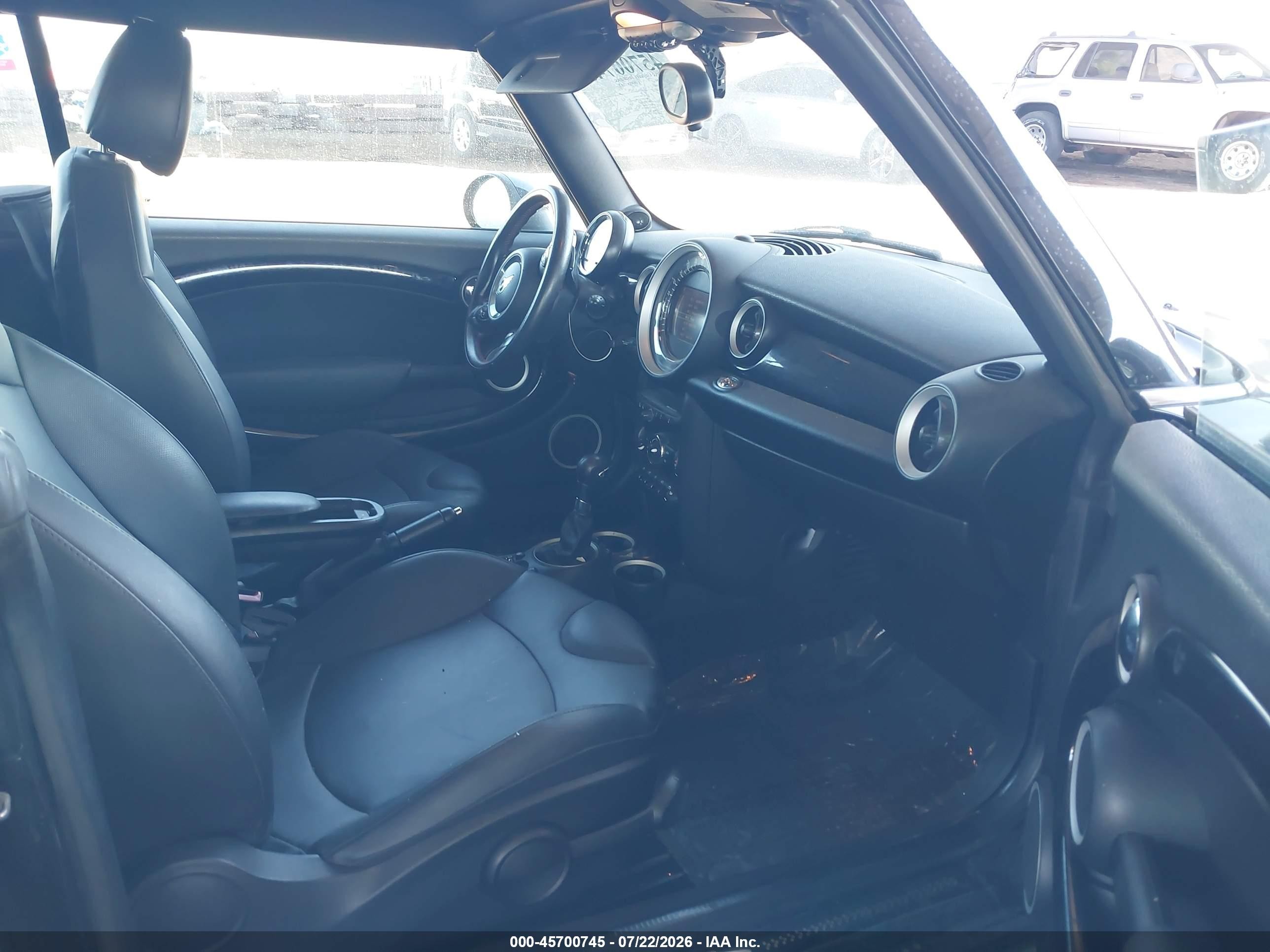 2013 Mini Convertible John Cooper Works Синий vin: WMWMR9C51DT499413