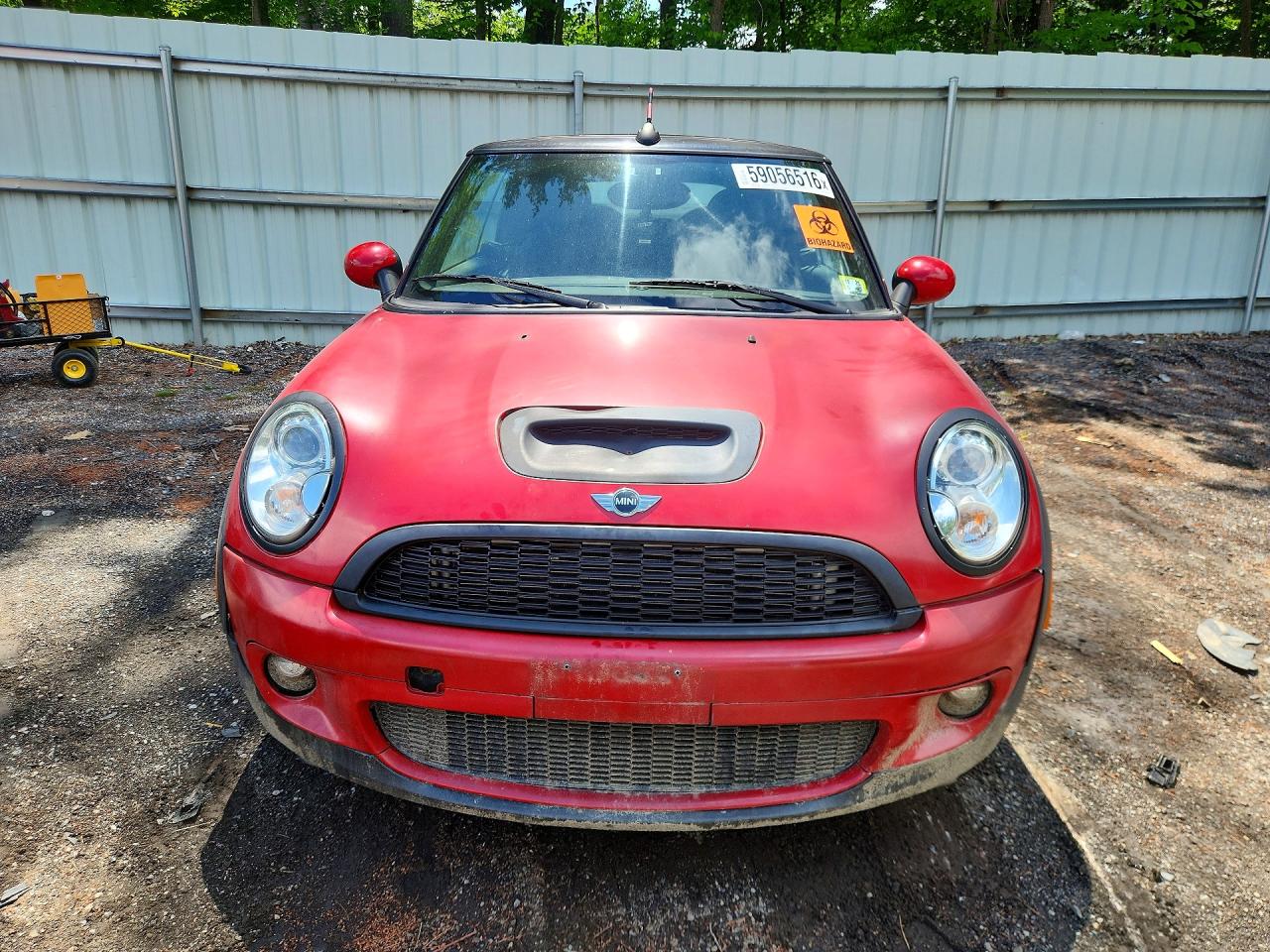 2009 Mini Cooper S Red vin: WMWMS33539TG89905
