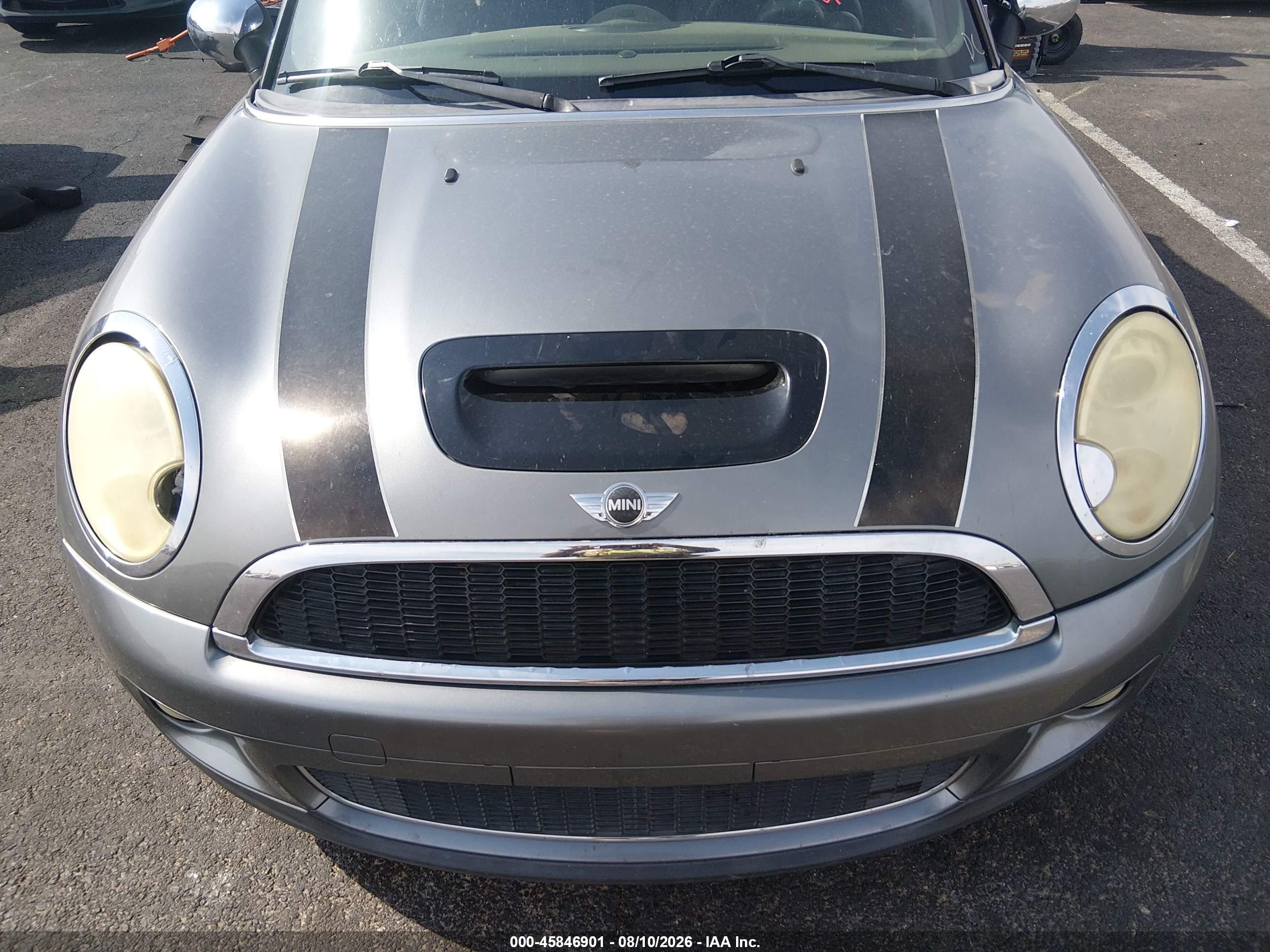 2009 Mini Cooper S   Gray vin: WMWMS33569TY50244