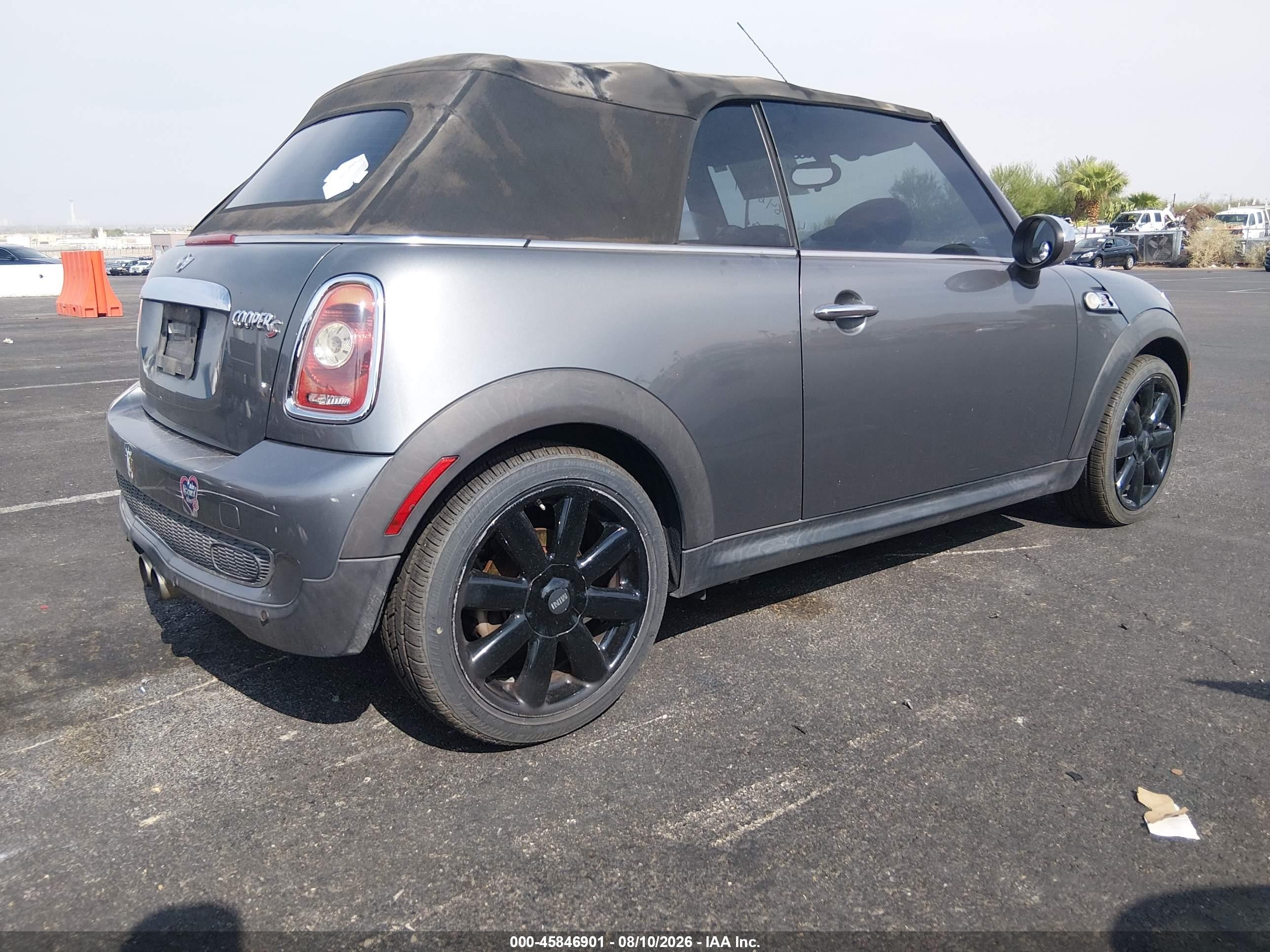 2009 Mini Cooper S   Gray vin: WMWMS33569TY50244