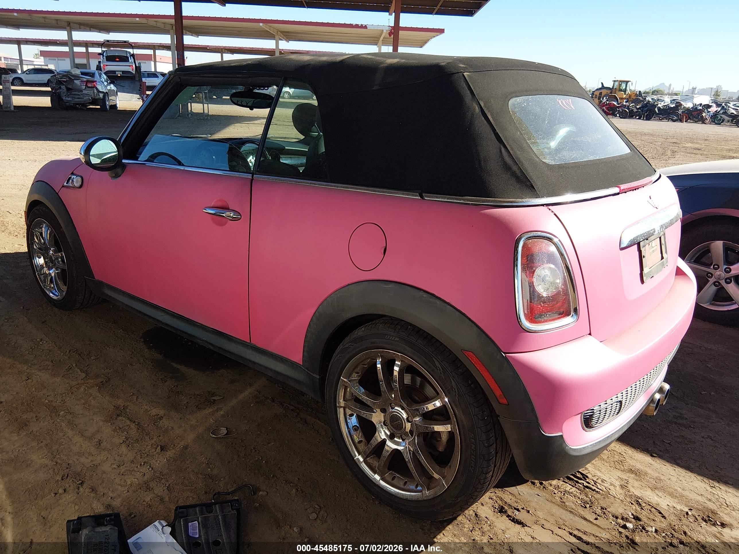 2009 Mini Cooper S   Pink vin: WMWMS33579TG89356