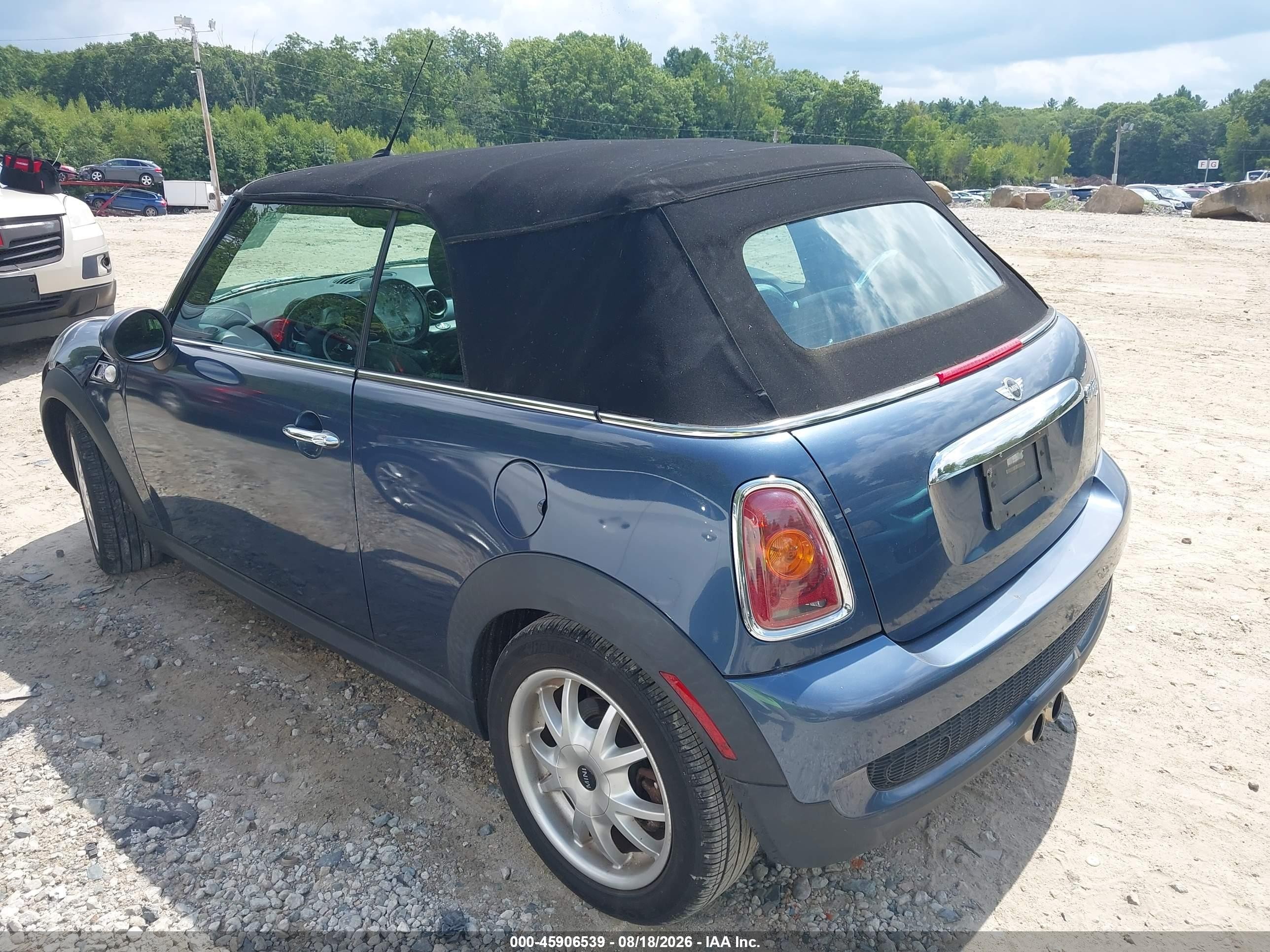 2010 Mini Cooper S   Синий vin: WMWMS3C50ATY50860