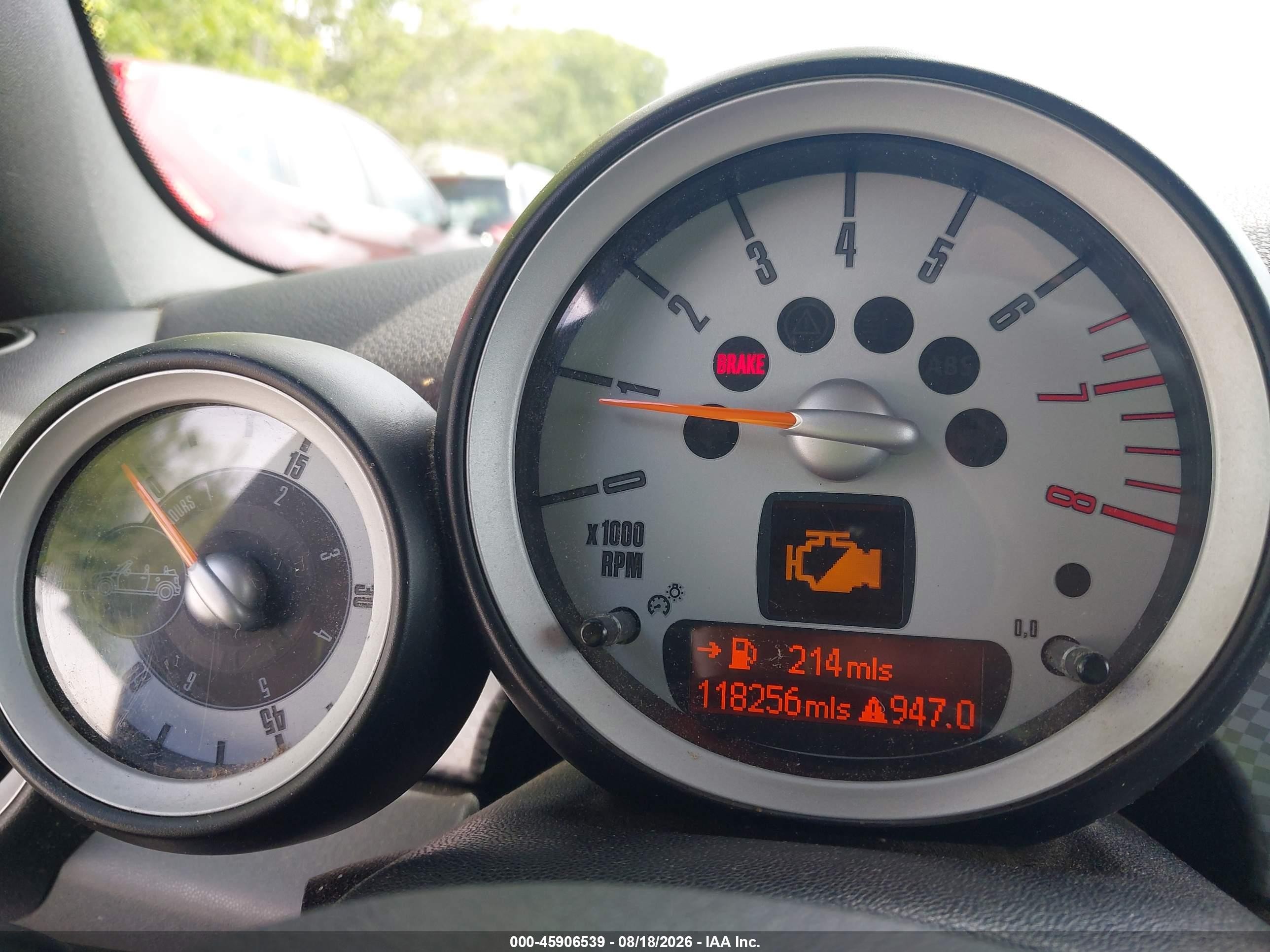 2010 Mini Cooper S   Синий vin: WMWMS3C50ATY50860