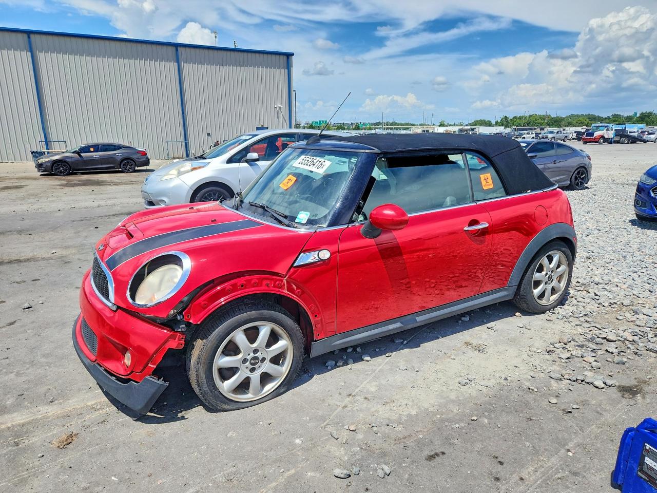 2010 Mini Cooper S Red vin: WMWMS3C51ATY08889