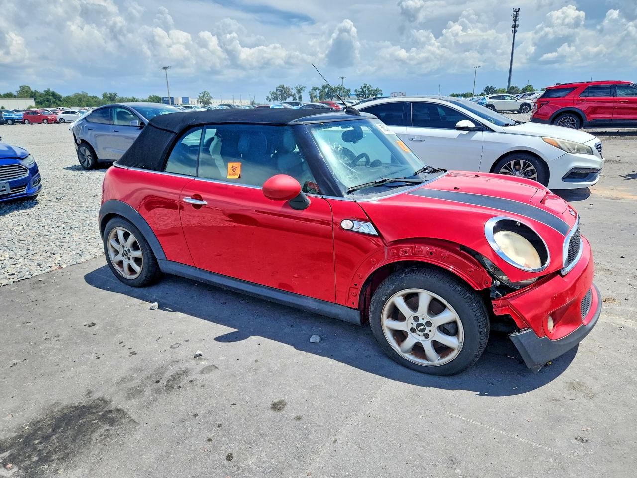 2010 Mini Cooper S Red vin: WMWMS3C51ATY08889