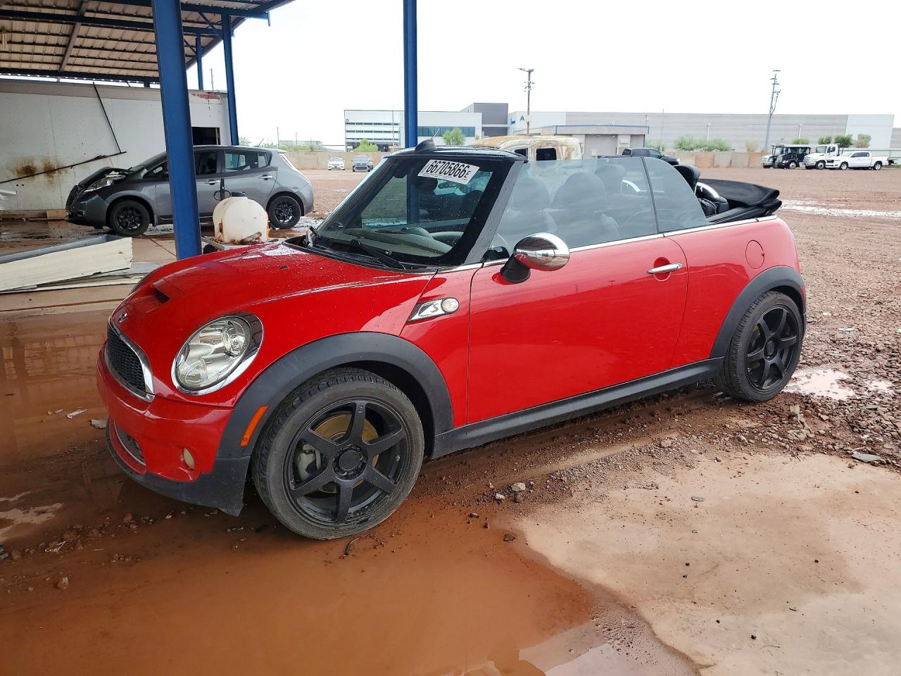 2010 Mini Cooper S Red vin: WMWMS3C54ATZ84965
