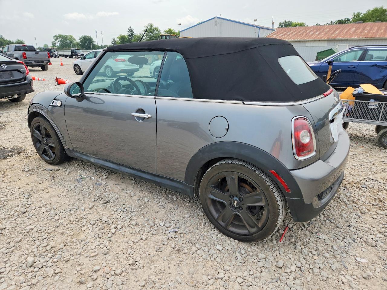 2010 Mini Cooper S Серый vin: WMWMS3C58ATY50623