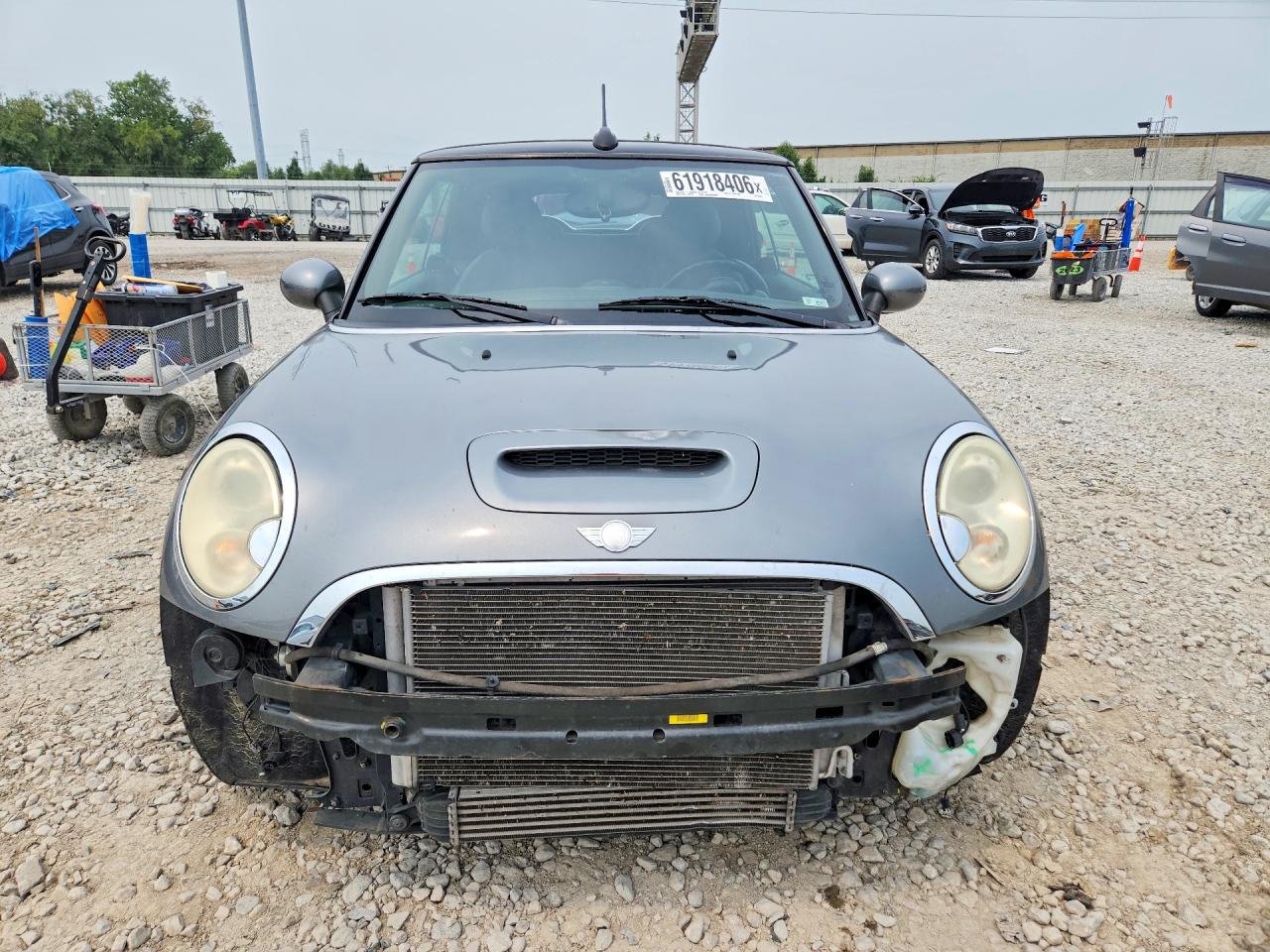 2010 Mini Cooper S Серый vin: WMWMS3C58ATY50623