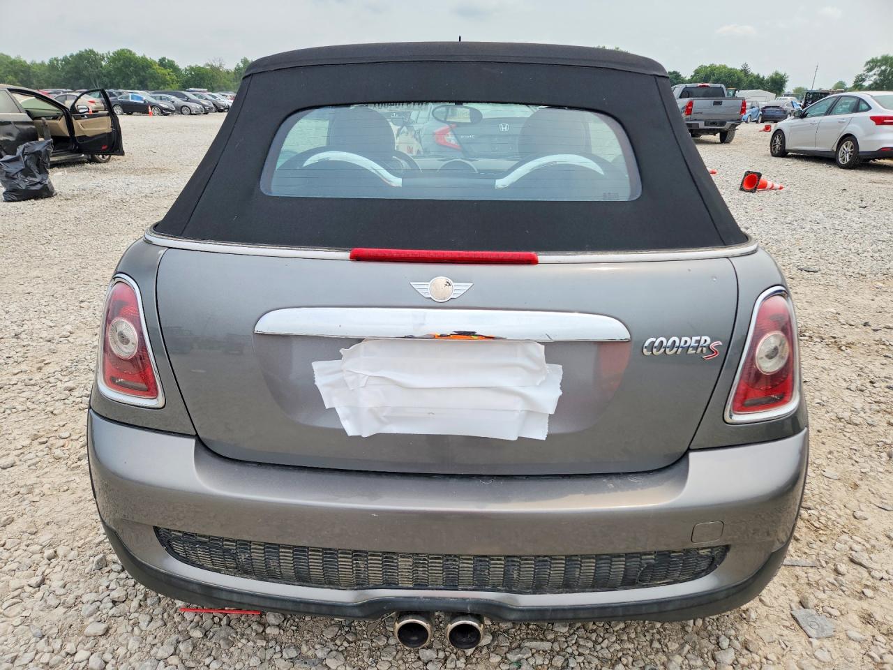 2010 Mini Cooper S Серый vin: WMWMS3C58ATY50623