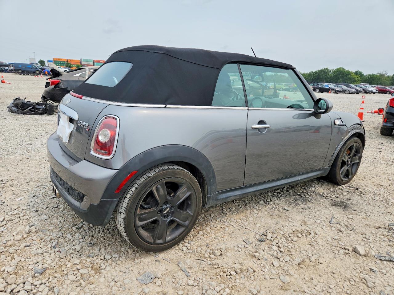 2010 Mini Cooper S Серый vin: WMWMS3C58ATY50623
