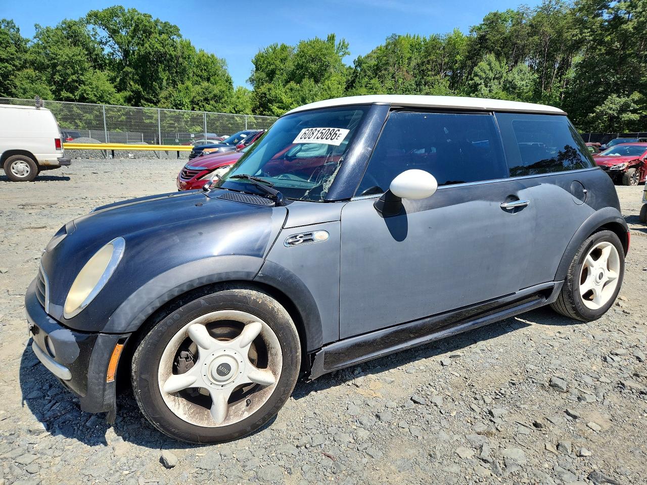 2004 Mini Cooper Черный vin: WMWRC33404TC55976