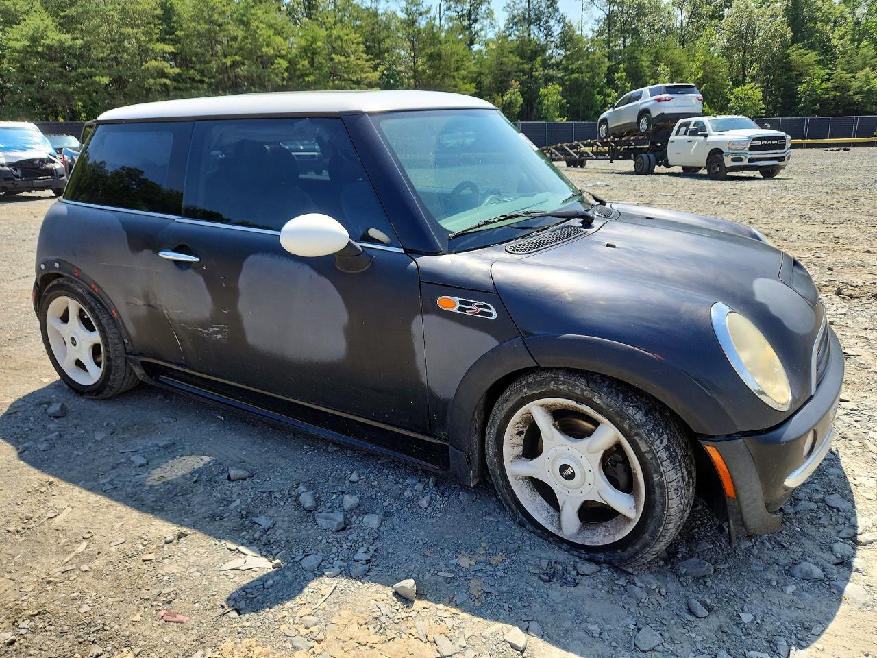 2004 Mini Cooper Черный vin: WMWRC33404TC55976