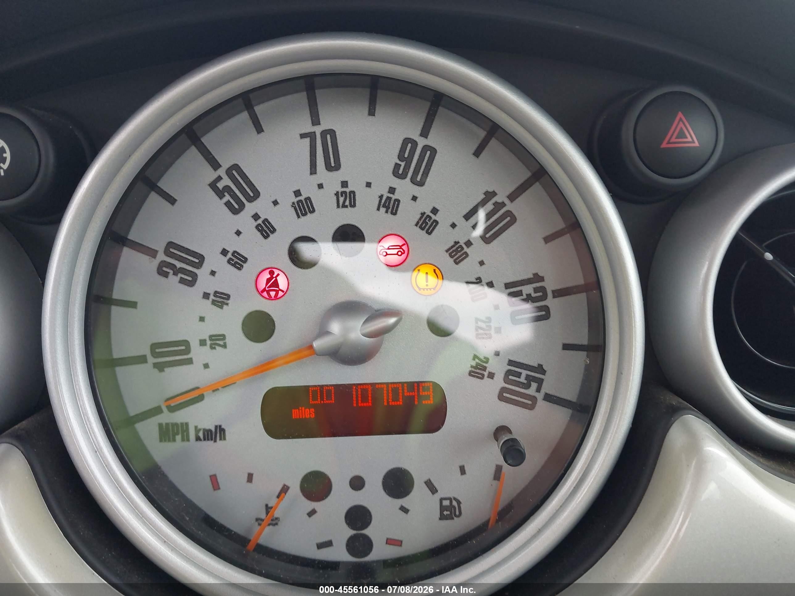2003 Mini Cooper   Yellow vin: WMWRC33413TC45519