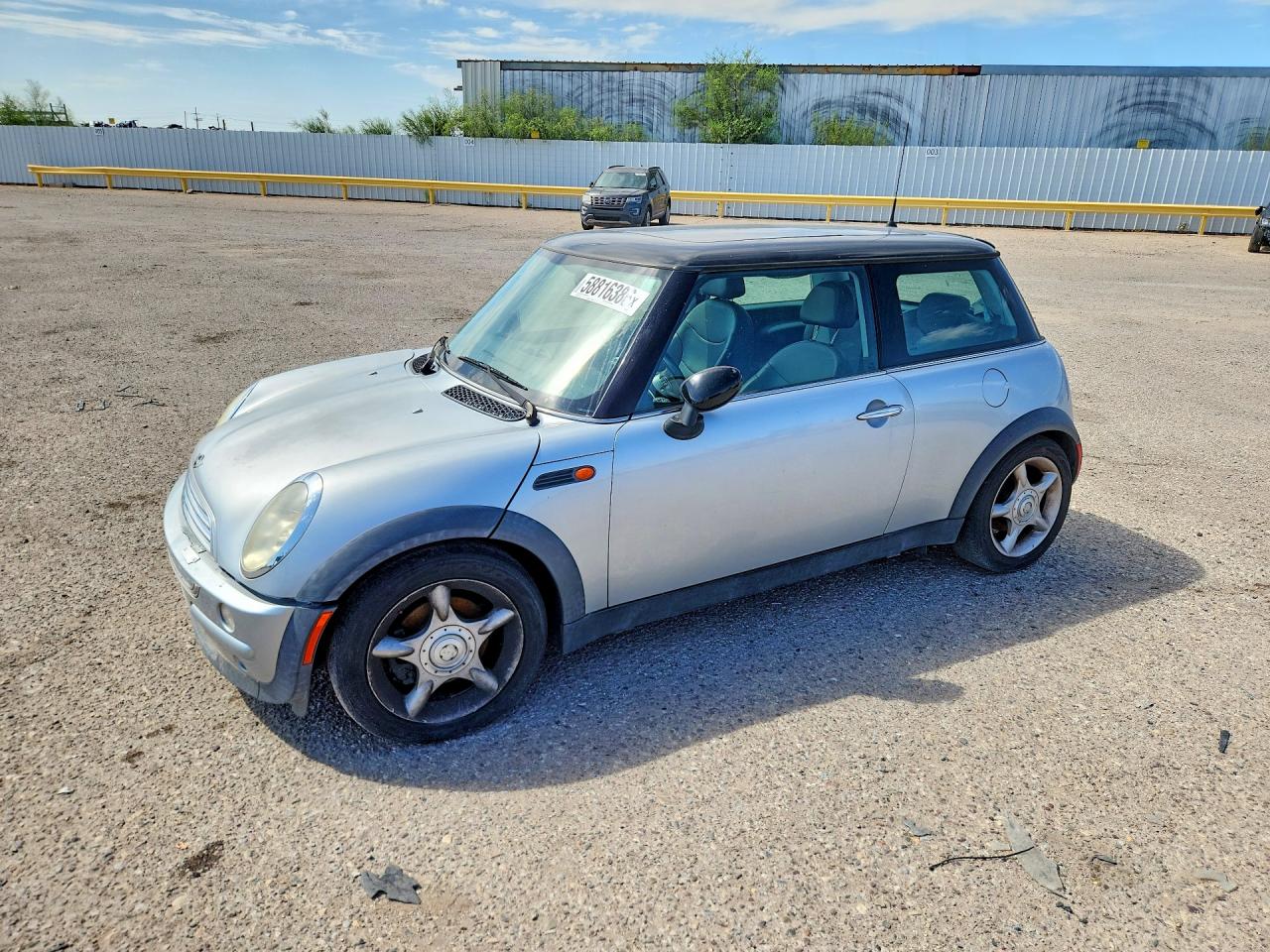 2003 Mini Cooper Silver vin: WMWRC33423TE19873