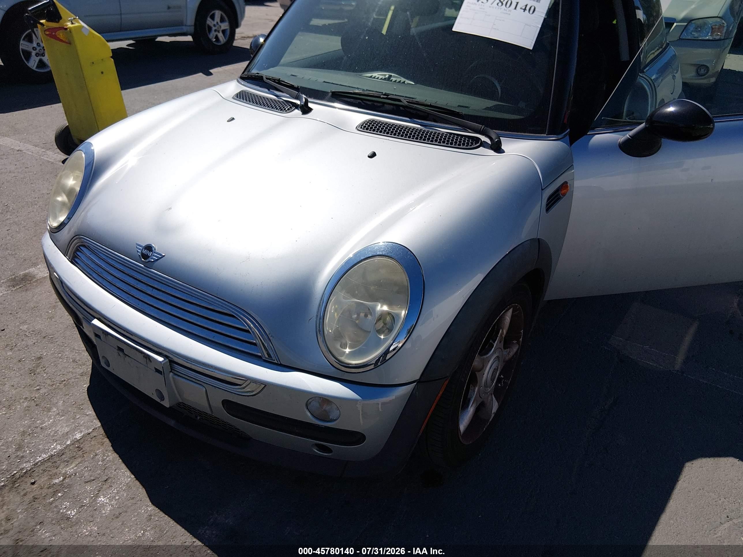 2003 Mini Cooper   Gray vin: WMWRC33423TJ50724