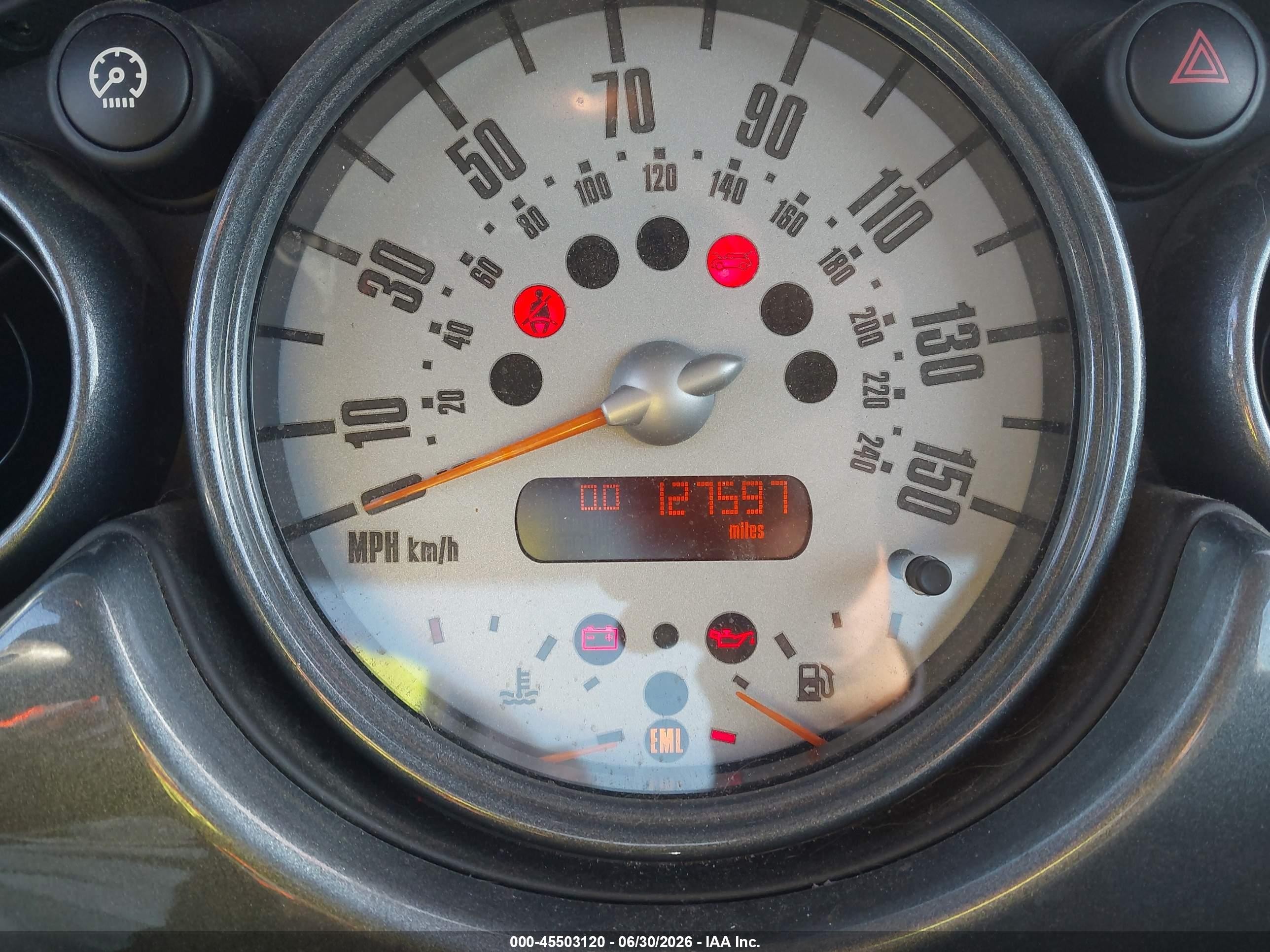 2004 Mini Cooper   Blue vin: WMWRC33434TC55812