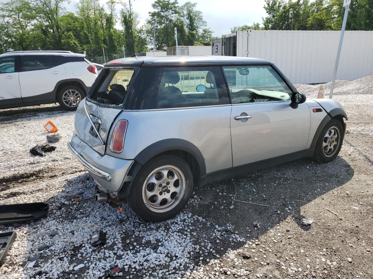 2004 Mini Cooper Серебряный vin: WMWRC33434TJ56260