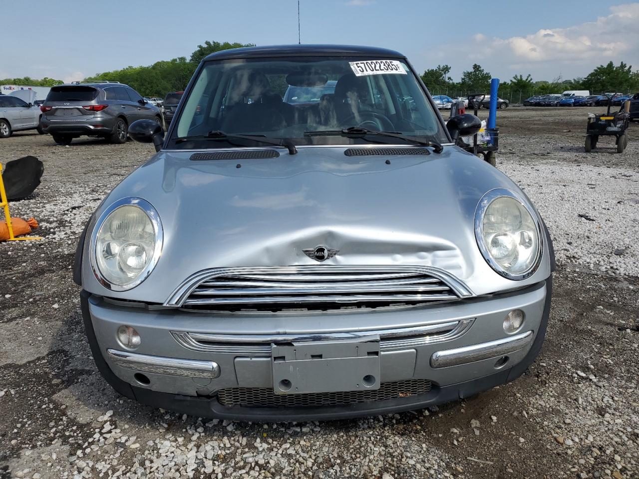 2004 Mini Cooper Серебряный vin: WMWRC33434TJ56260