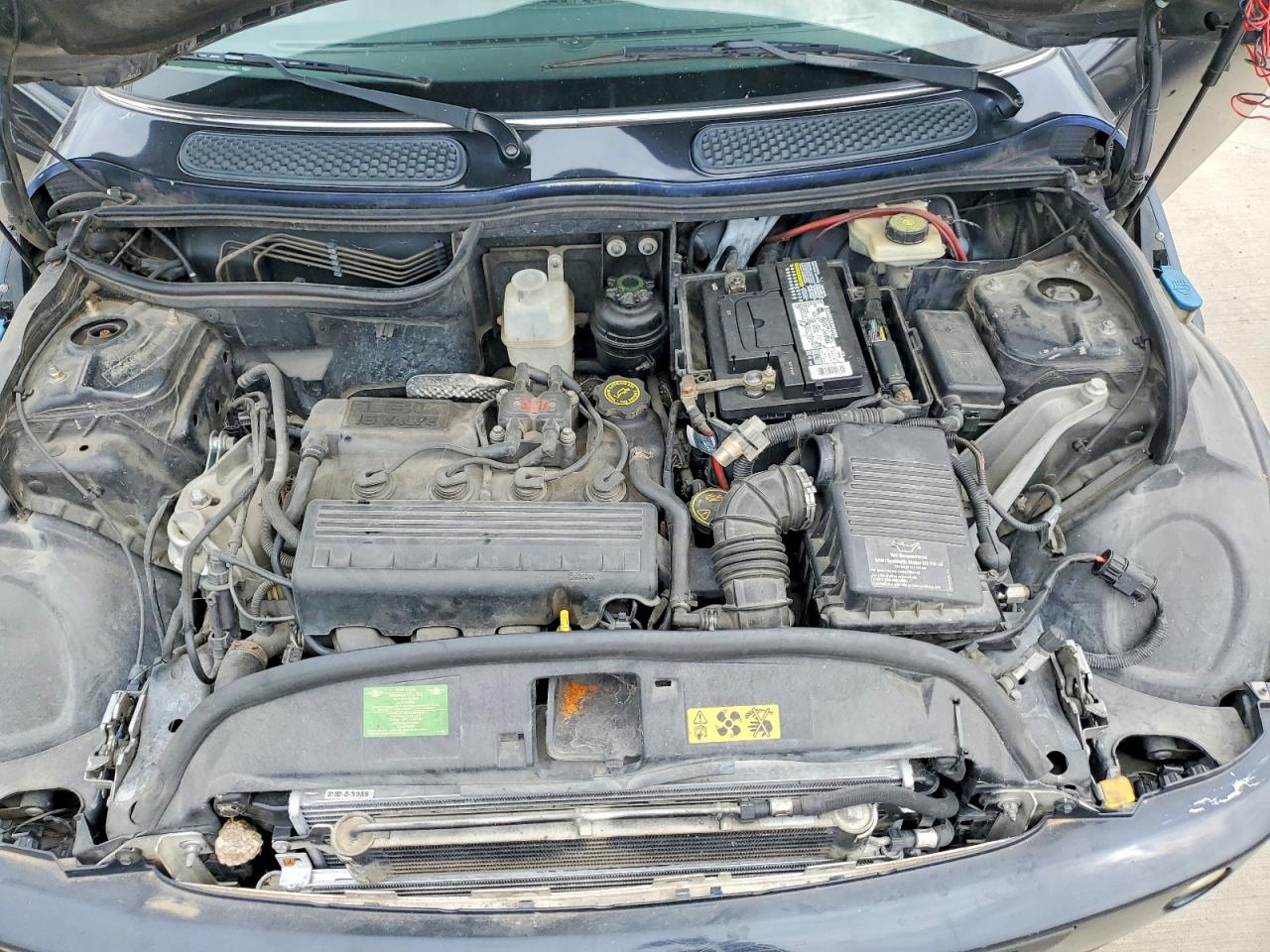 2005 Mini Cooper Blue vin: WMWRC33455TJ64829
