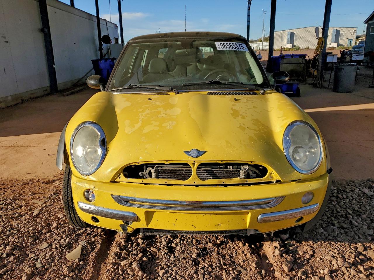 2004 Mini Cooper Yellow vin: WMWRC33494TJ56490