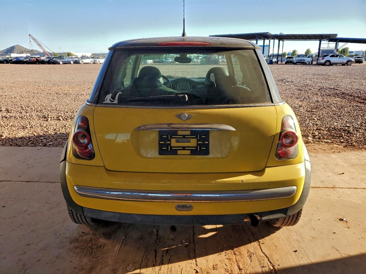 2004 Mini Cooper Yellow vin: WMWRC33494TJ56490