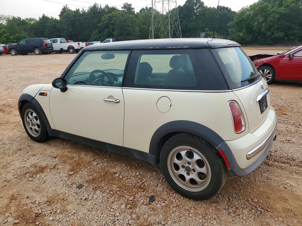 2003 Mini Cooper Cream vin: WMWRC334X3TE13318
