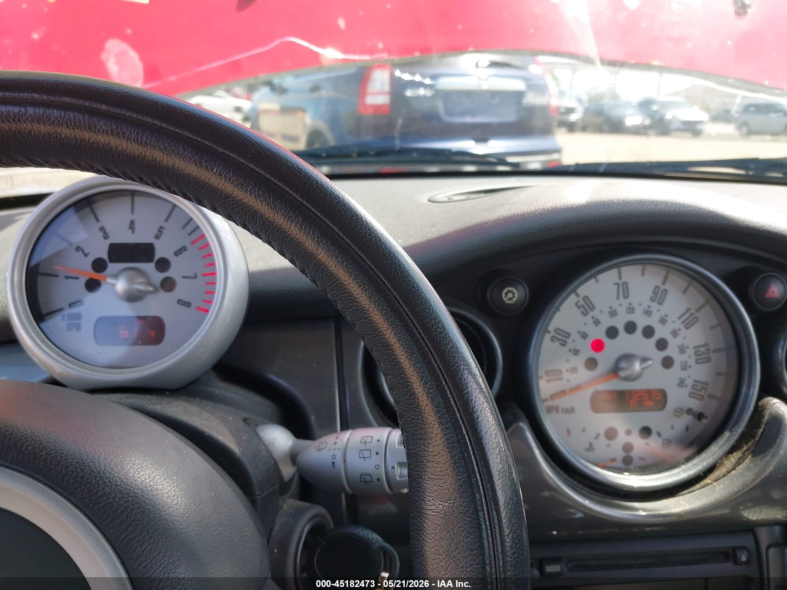 2006 Mini Cooper   Red vin: WMWRC33516TK17889