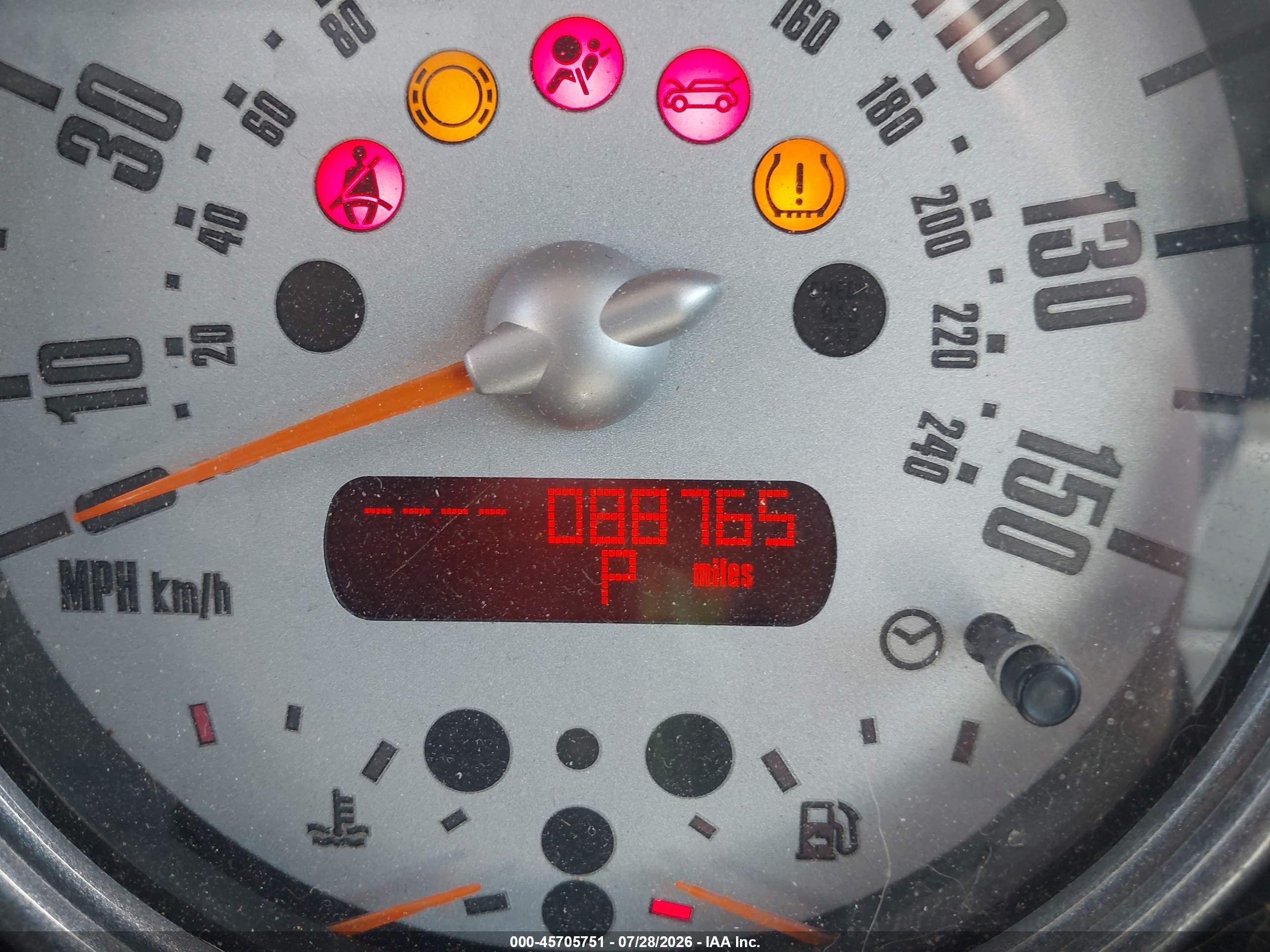2005 Mini Cooper   Blue vin: WMWRC33525TJ73271