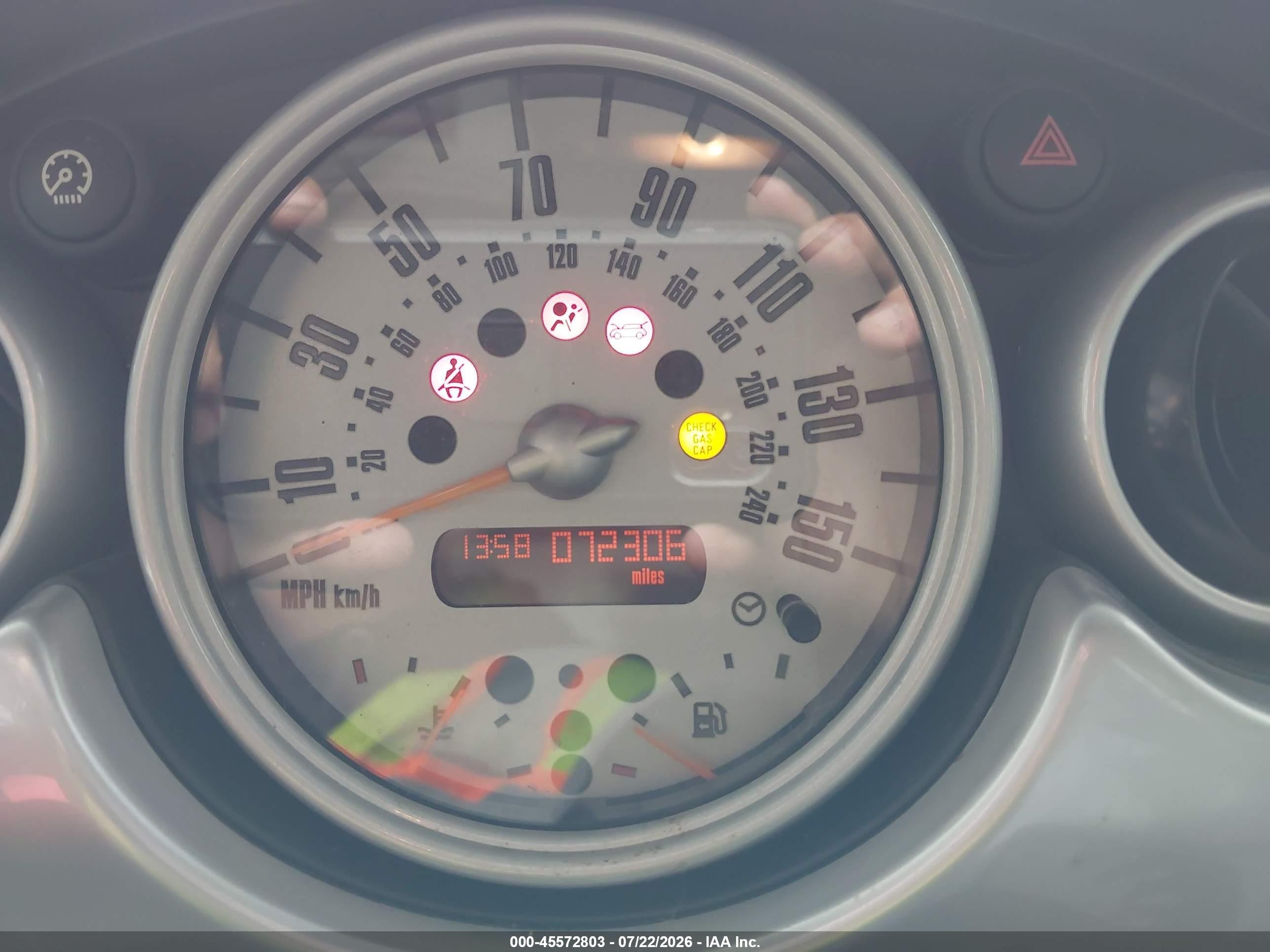 2005 Mini Cooper   Blue vin: WMWRC33545TK61061