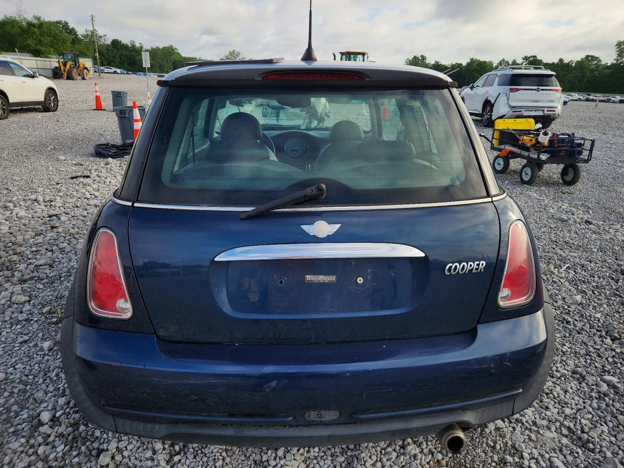 2006 Mini Cooper Синий vin: WMWRC33556TJ75954