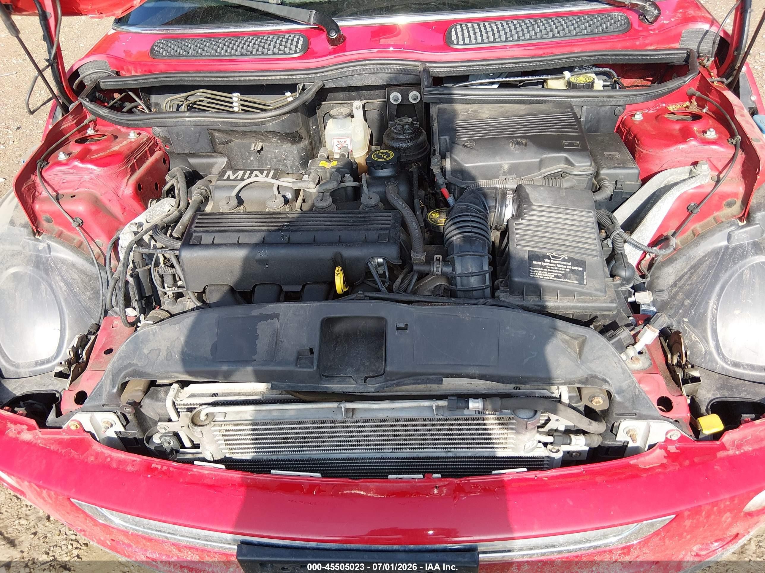 2006 Mini Cooper   Red vin: WMWRC33586TJ76077