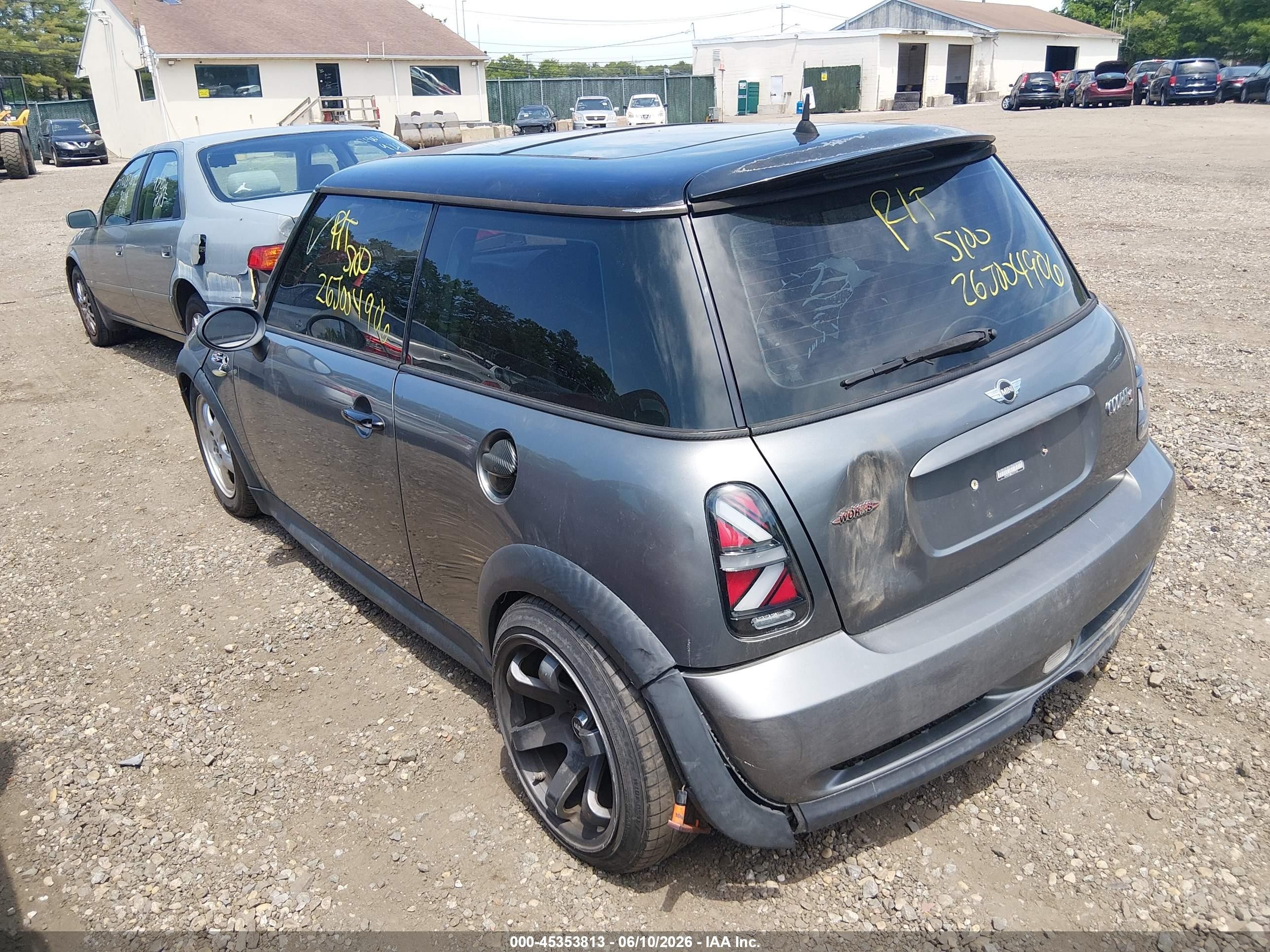 2003 Mini Cooper S   Gray vin: WMWRE33403TD71722