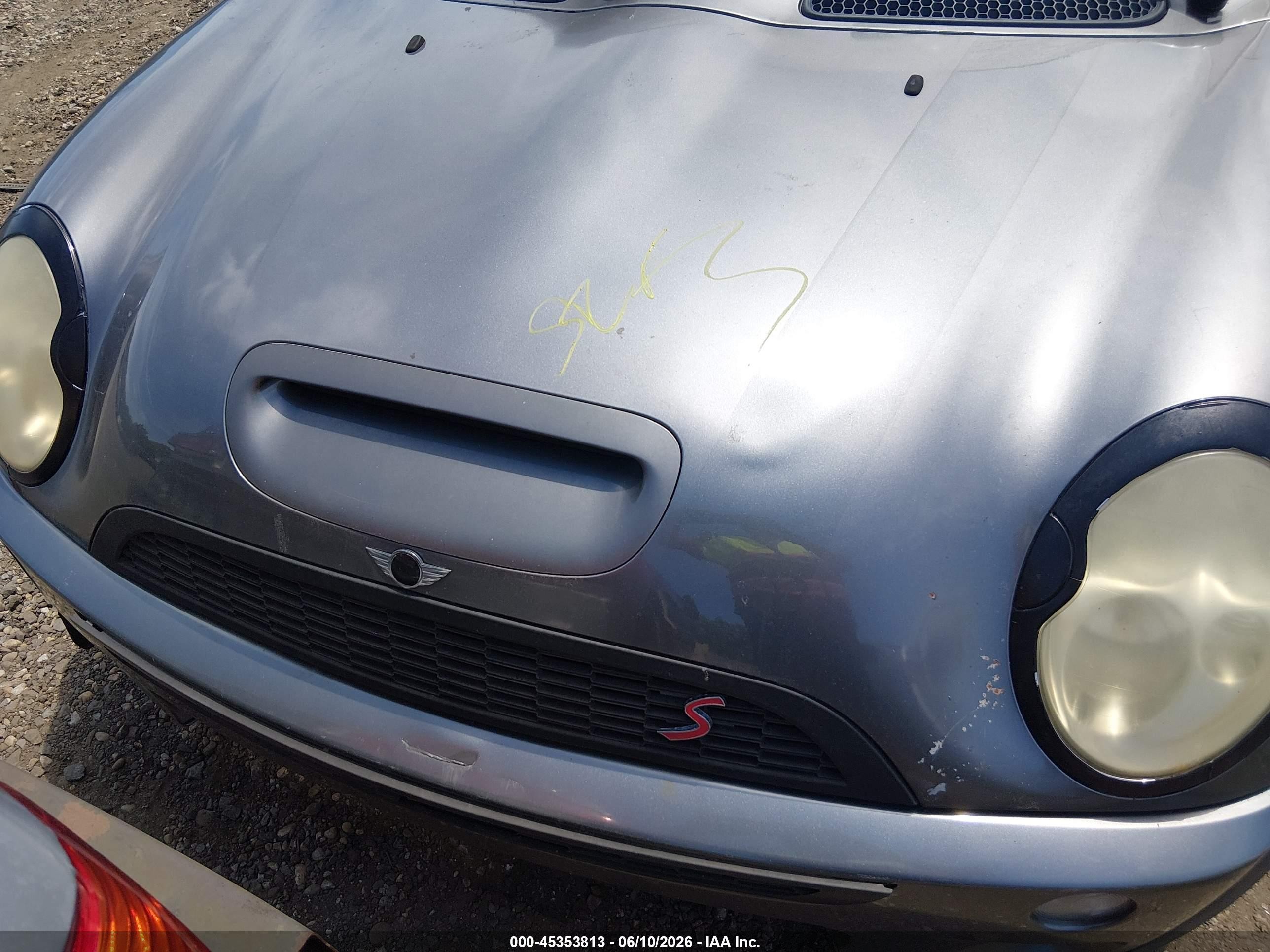 2003 Mini Cooper S   Gray vin: WMWRE33403TD71722