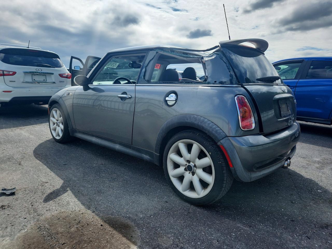 2002 Mini Cooper S Gray vin: WMWRE33422TD57464