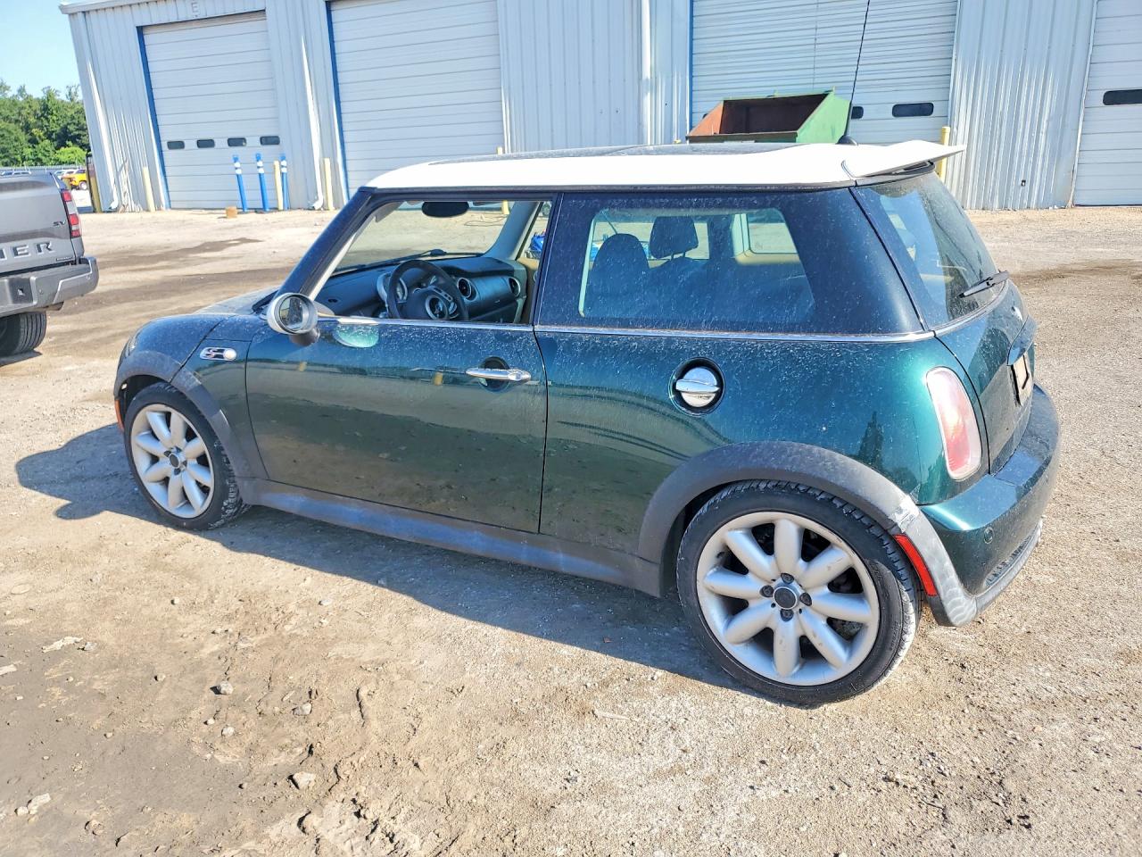 2004 Mini Cooper S Green vin: WMWRE33434TD84174