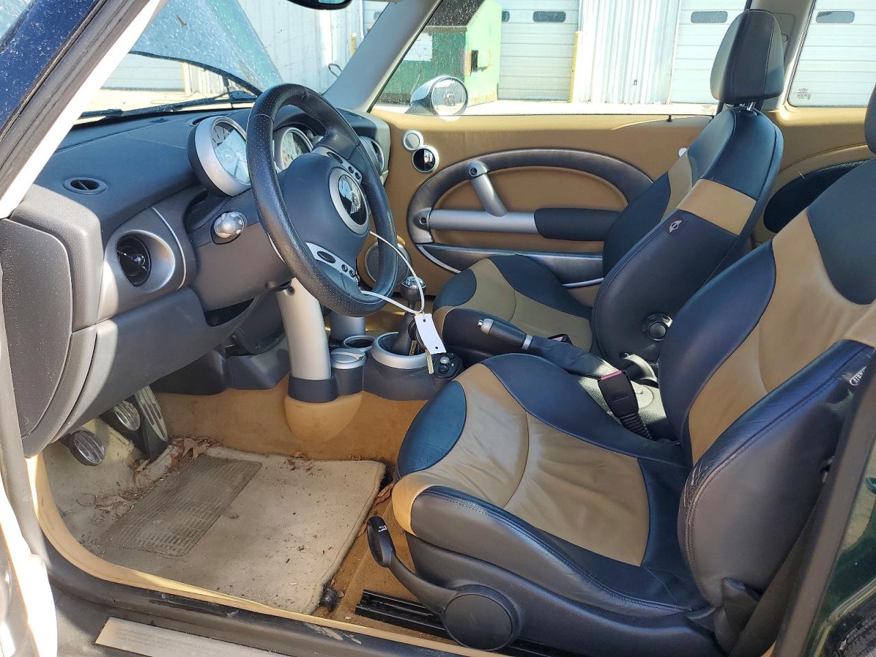 2004 Mini Cooper S Green vin: WMWRE33434TD84174