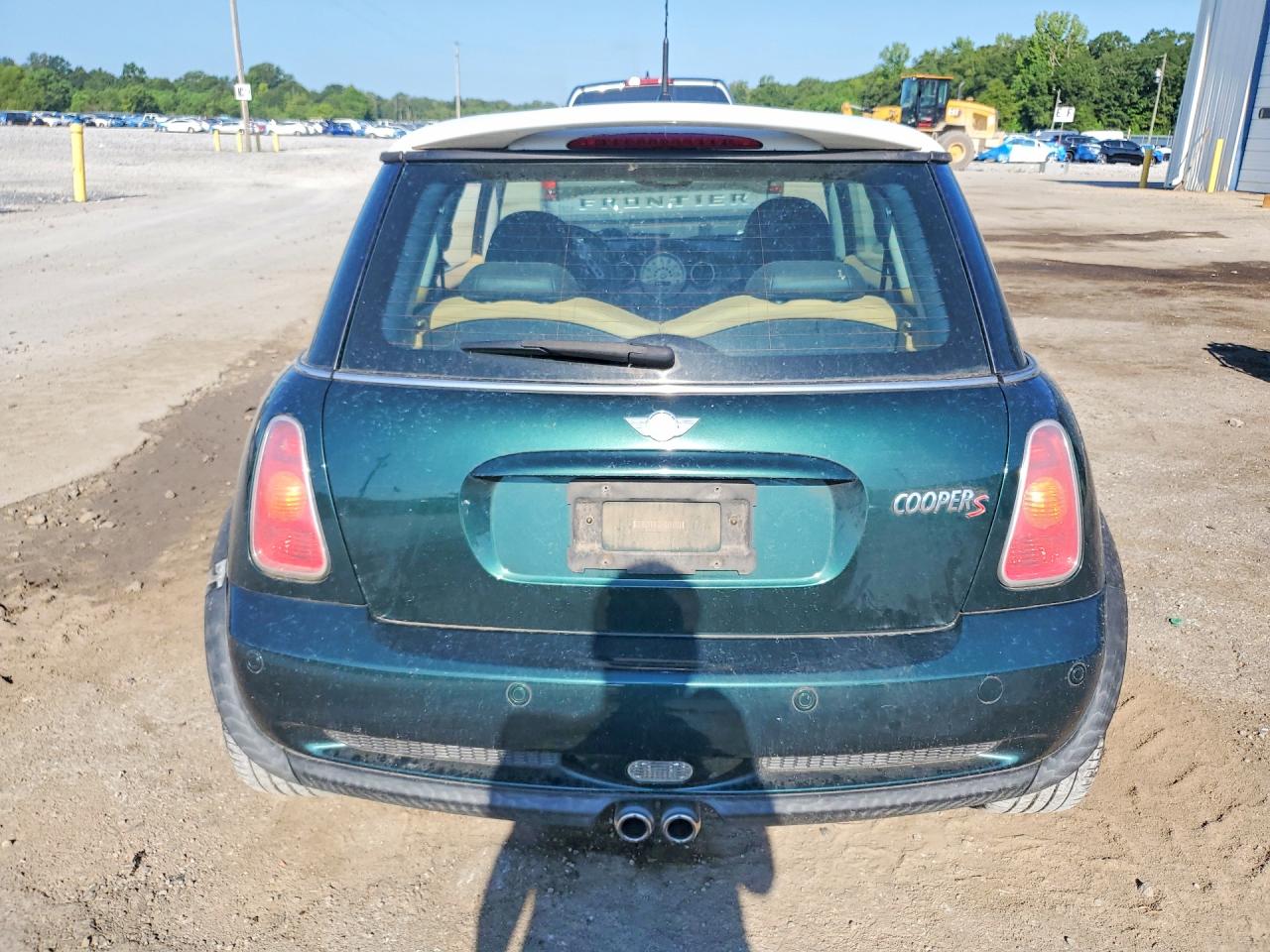 2004 Mini Cooper S Green vin: WMWRE33434TD84174
