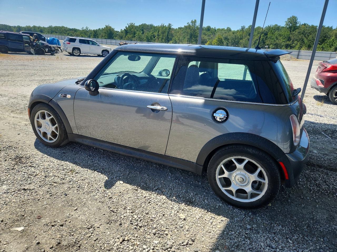 2004 Mini Cooper S Gray vin: WMWRE33434TD84935