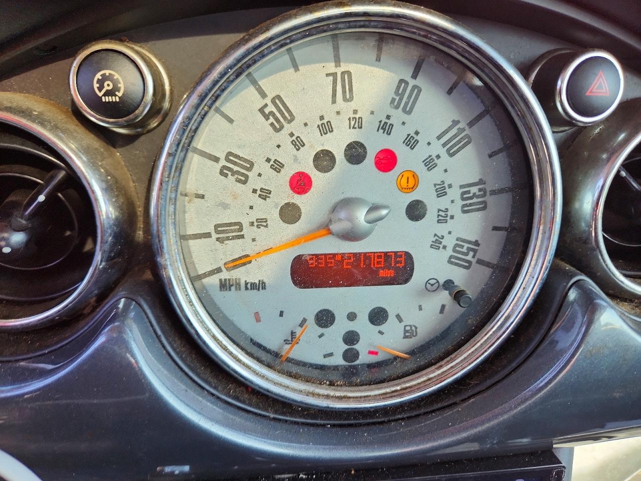 2005 Mini Cooper S Blue vin: WMWRE33445TD94259