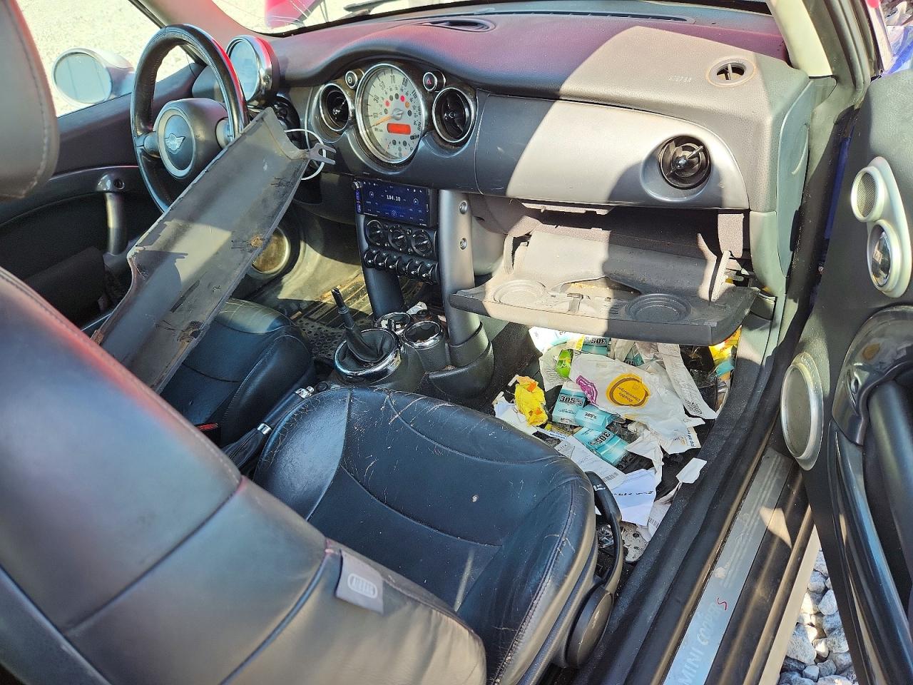 2005 Mini Cooper S Blue vin: WMWRE33445TD94259