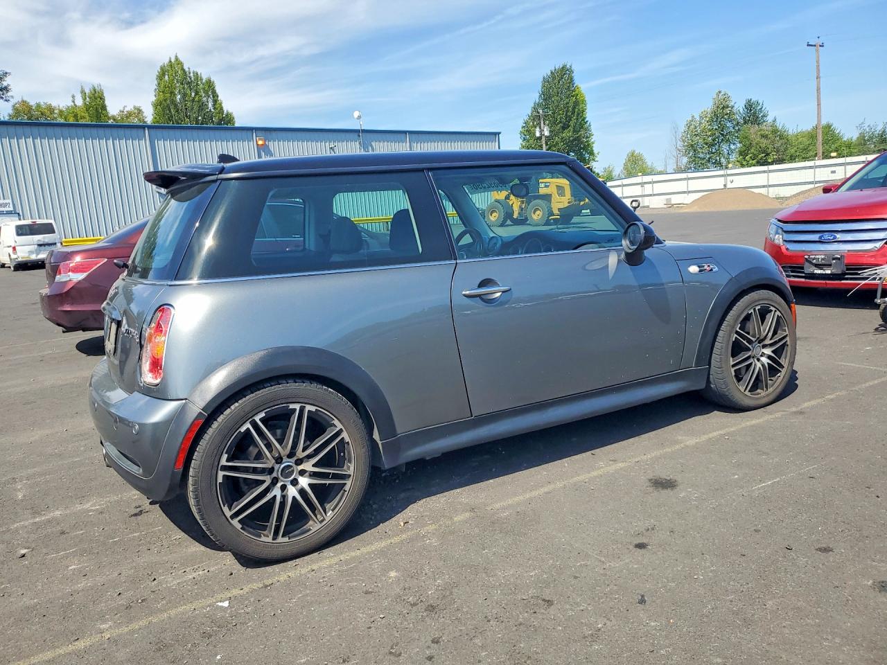2002 Mini Cooper S Gray vin: WMWRE33452TD52727