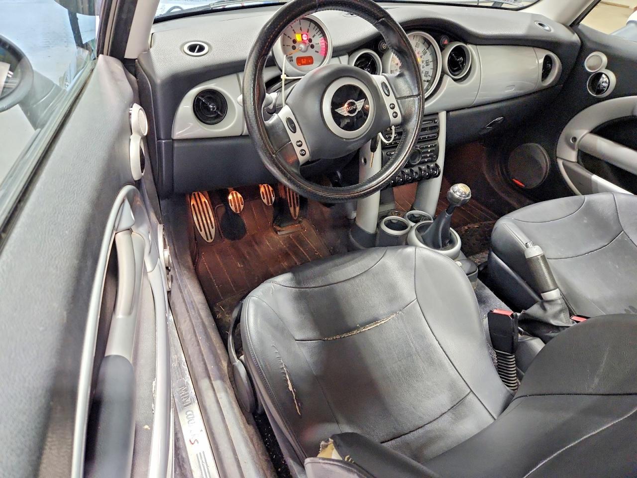 2003 Mini Cooper S Black vin: WMWRE33453TD65995