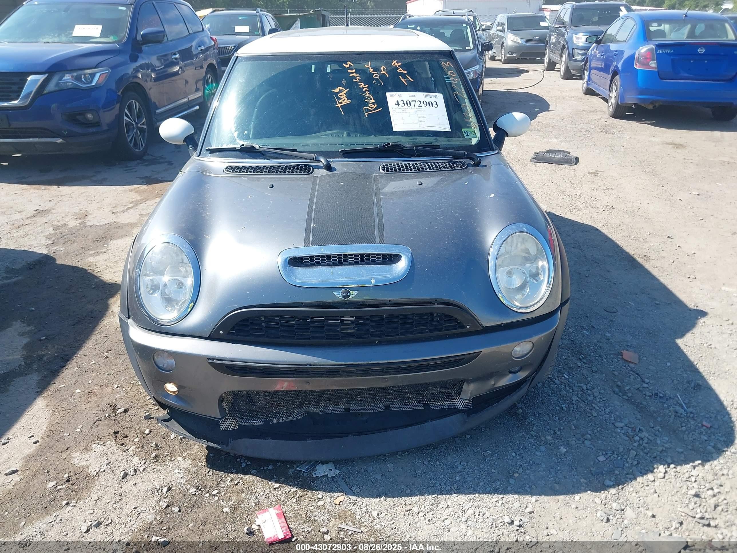 2002 Mini Cooper S   Gray vin: WMWRE33462TD51974