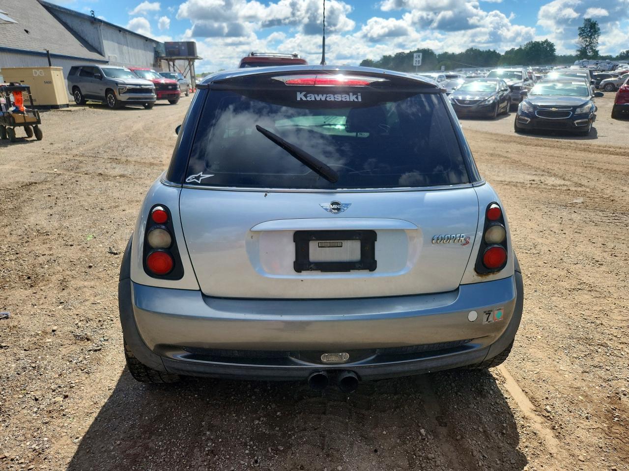 2002 Mini Cooper S Серебряный vin: WMWRE33462TD56737