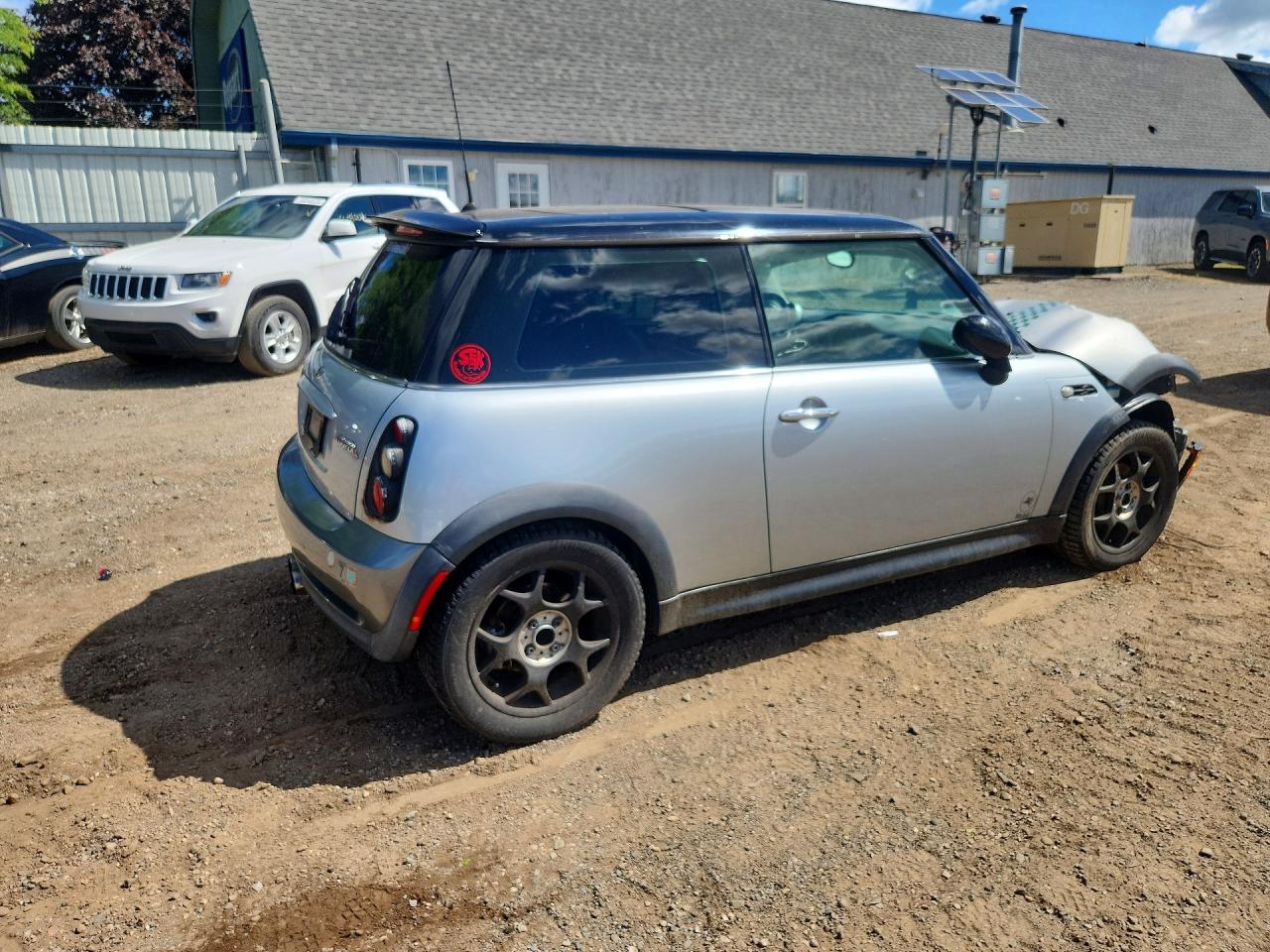 2002 Mini Cooper S Серебряный vin: WMWRE33462TD56737