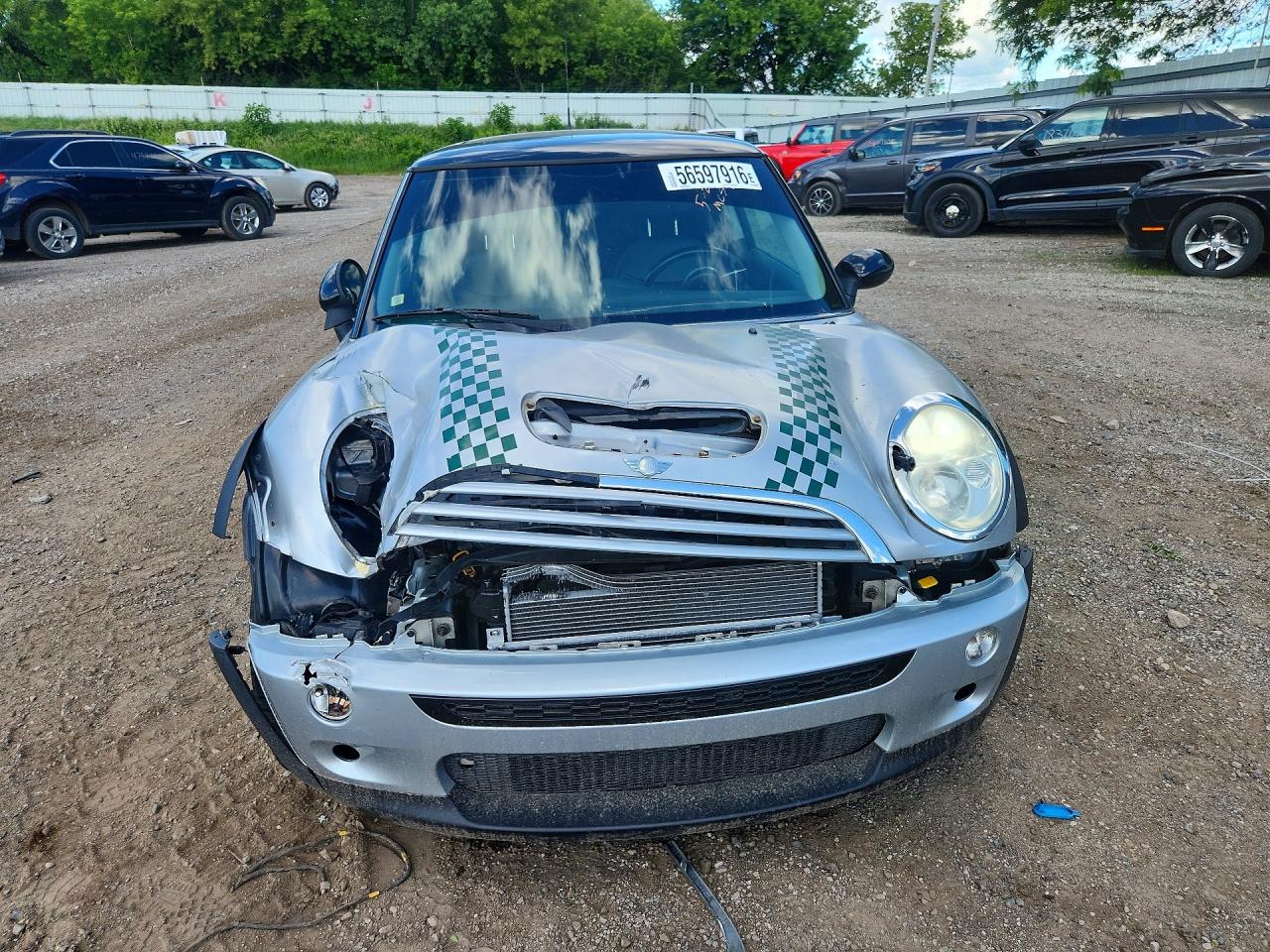 2002 Mini Cooper S Серебряный vin: WMWRE33462TD56737