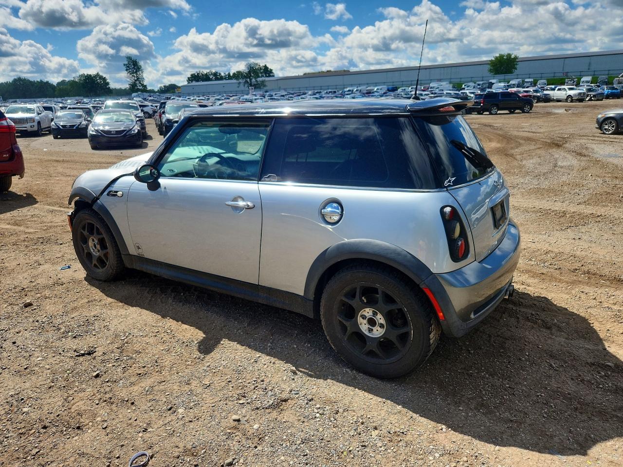 2002 Mini Cooper S Серебряный vin: WMWRE33462TD56737