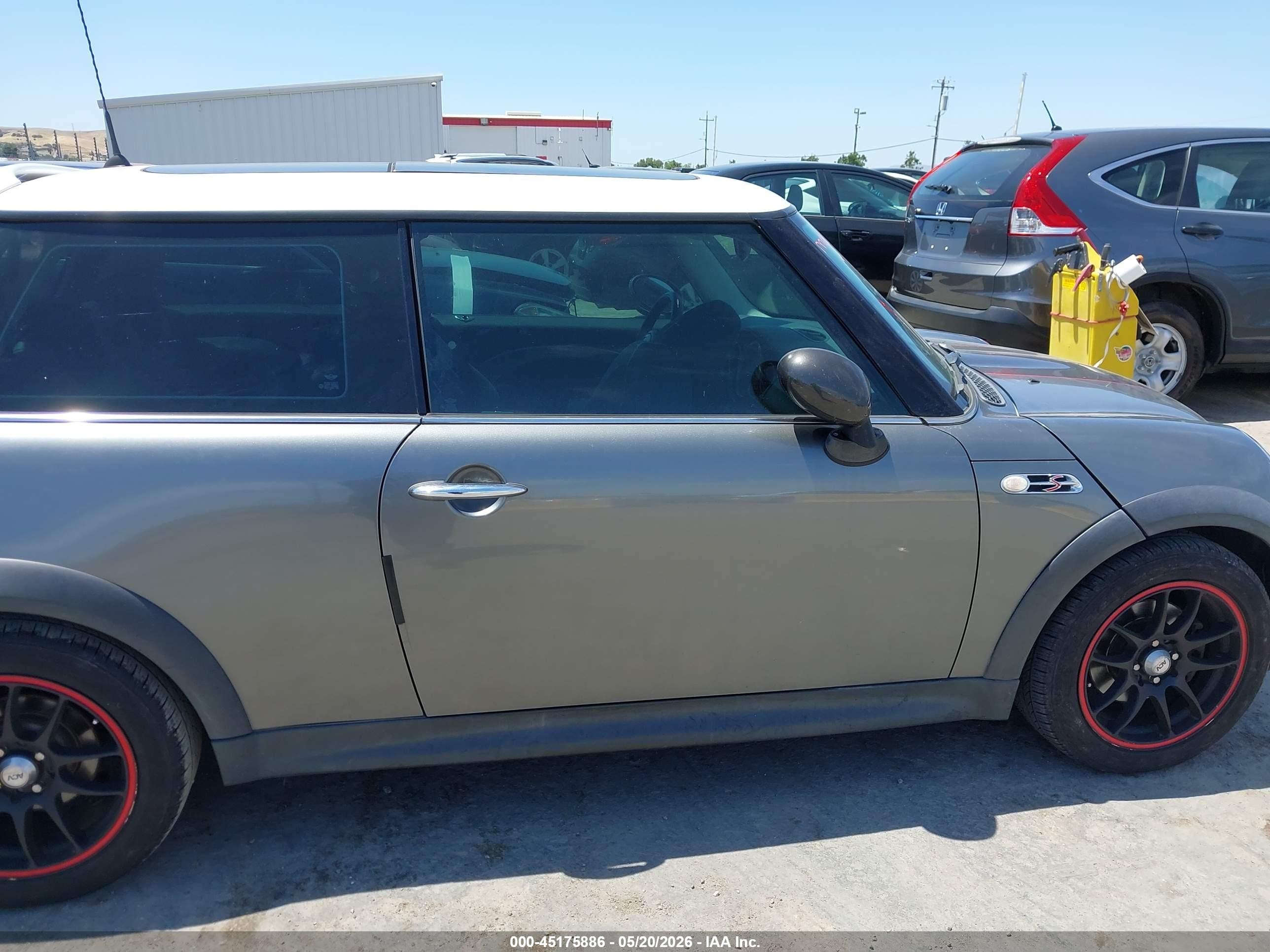 2002 Mini Cooper S   Серый vin: WMWRE33482TD52530