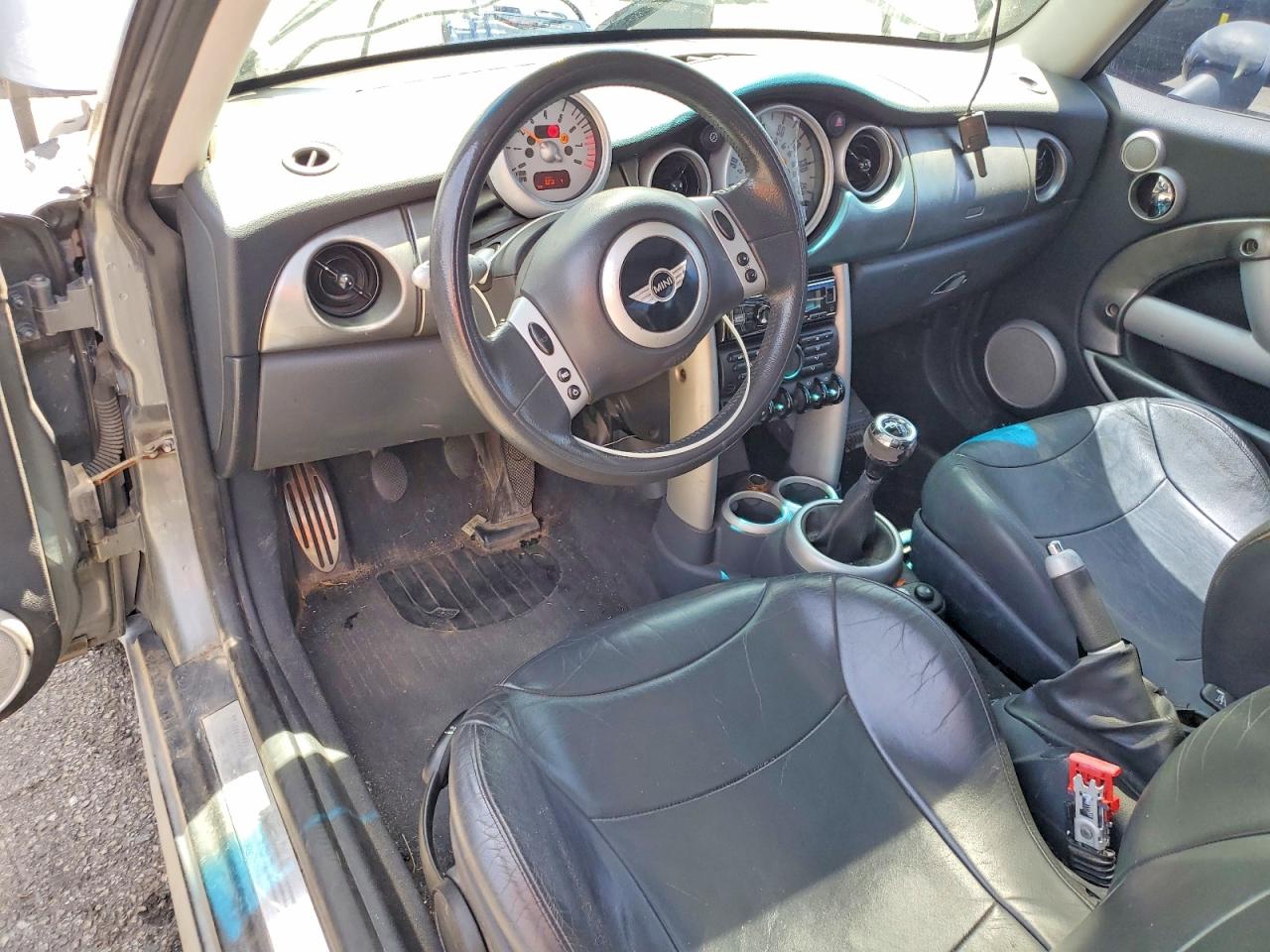 2002 Mini Cooper S Gray vin: WMWRE33482TD56884