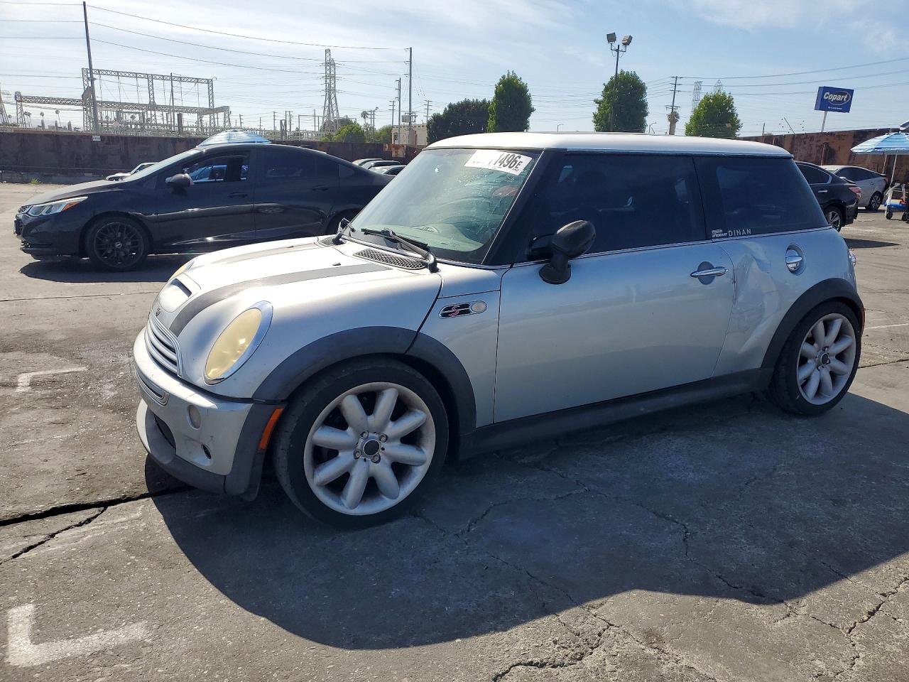 2002 Mini Cooper S Silver vin: WMWRE33482TD56996